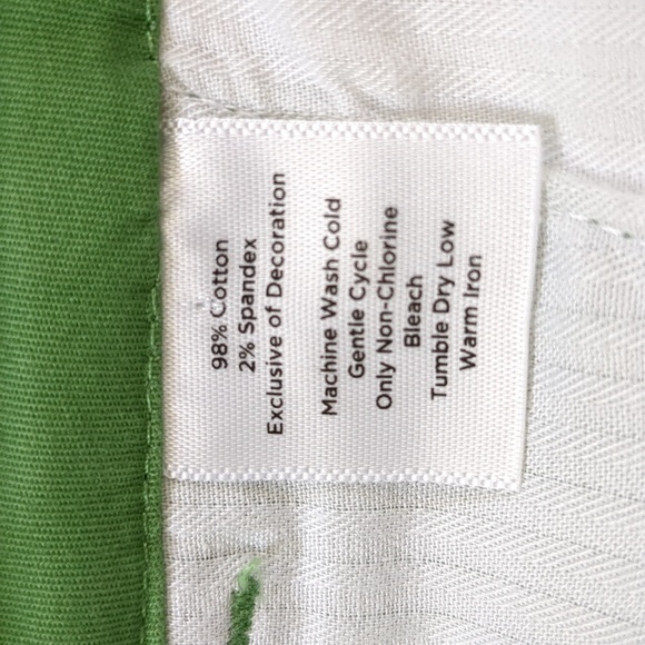 Talbot's Dragonfly Embroidered Bermuda Shorts Size 6 - Picture 5 of 6